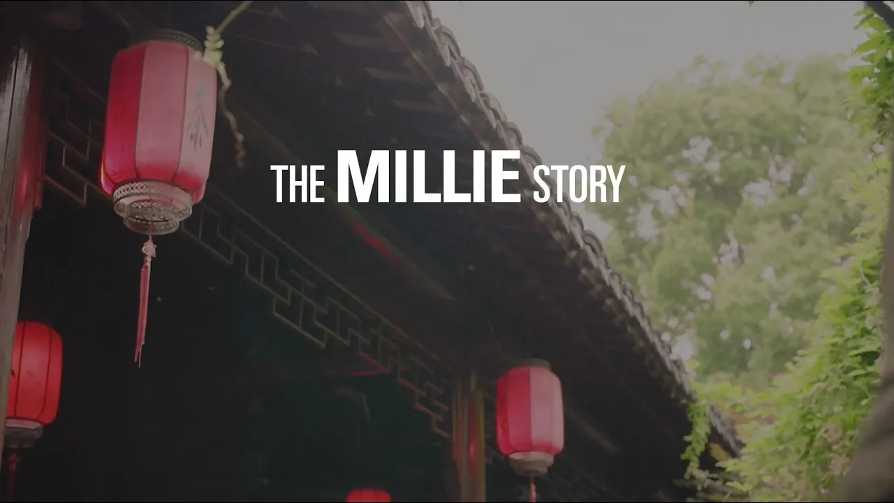 a building with red lanterns