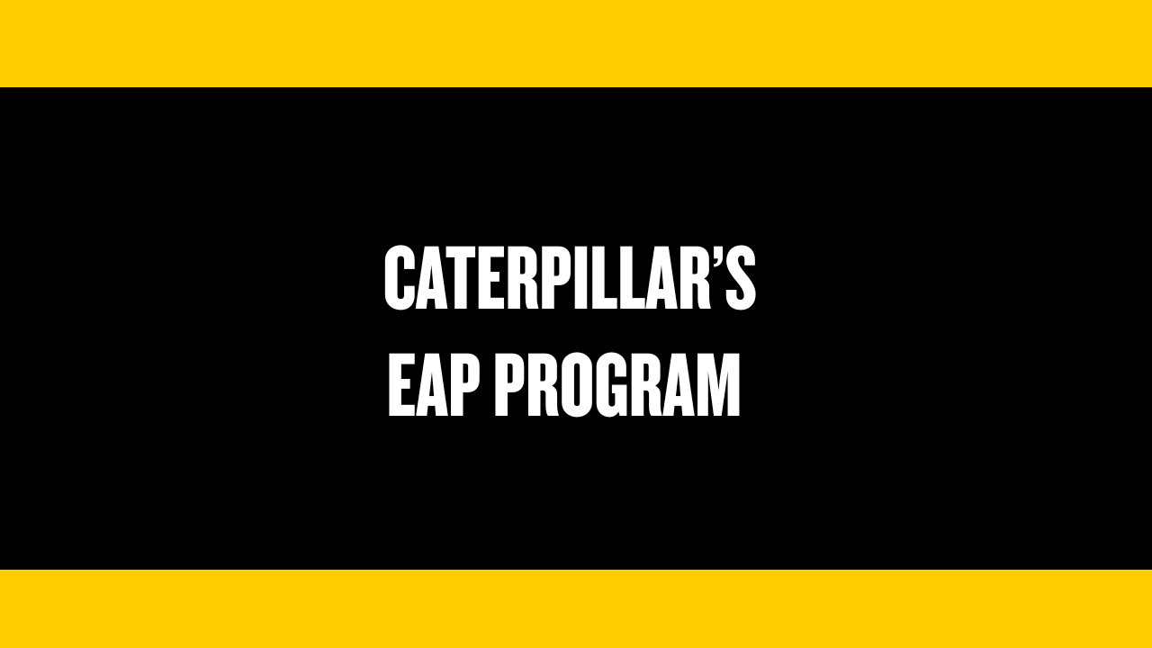 a black and yellow rectangle with white text